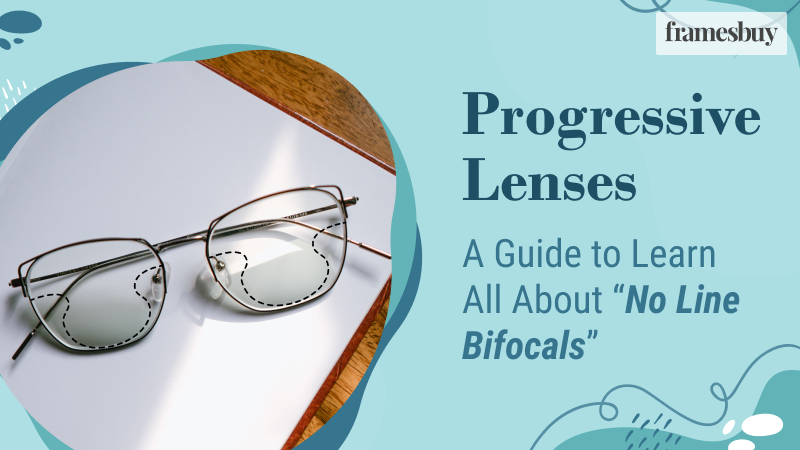 Lineless bifocal glasses top